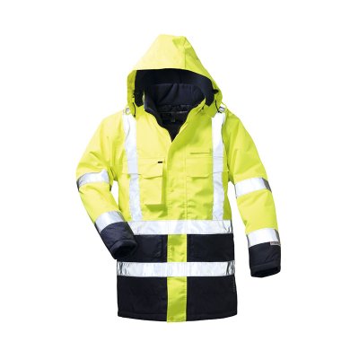 Warning protection parka