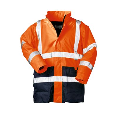 warning protection parka