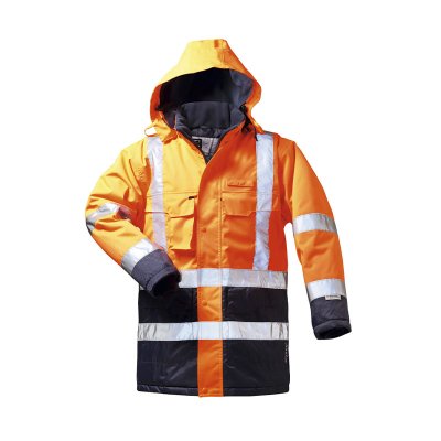 Warning protection parka