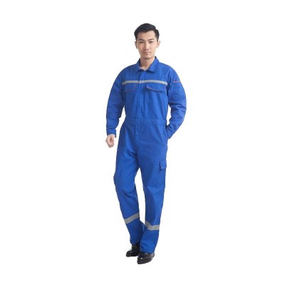 Women's And Men's Dust-proof Safety Work Shirt Two-pocket One-piece Uniform Work Shirt hot sales coverall in Europe and America