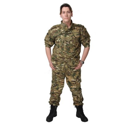 Black Camo Clothing Ripstop Acu Trousers Breathable Shirts And Pants Military Uniforms