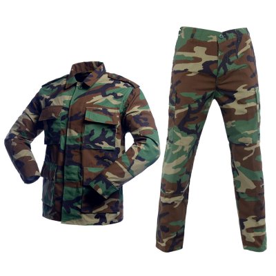 Custom Wholesale Bdu Army Military Uniform Camouflage Winter Combat T/C Tactical Clothing