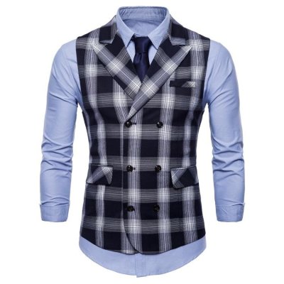 Top Grade Casual Business Work Vest/Work Waistcoat /Vests & Waistcoats Men Business Shirts