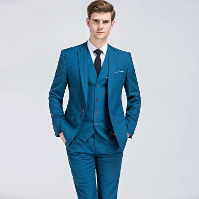 Custom suits mens slim fit set groom wedding suit 3pcs designs night business gentleman suit for men