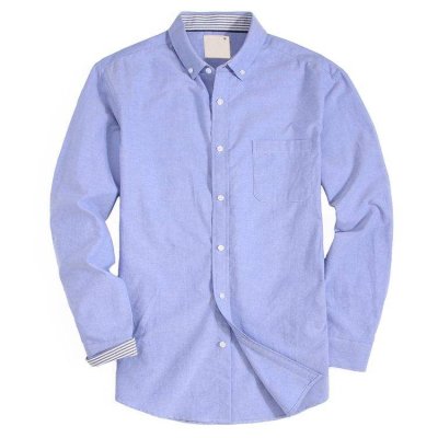2023 Hot Sale Latest Shirt Designs for Men High Quality Long Sleeve Cotton Oxford Shirts Casual Shirts Man