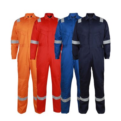 cotton safety fire resistant work clothes engineer workwear uniform flame retardant working coveralls