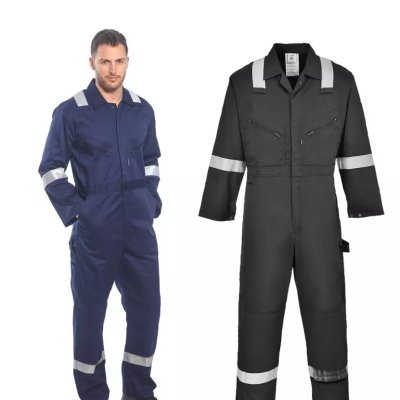 Reflective Men Work Overall 100 Cotton Coverall Engineering Flame Retardant Coveralls work uniform