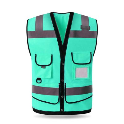 Hi Visibility Reflective Safety Vest With Reflective Strips Construction Work Vest Quality Standard Safety Workers Vest