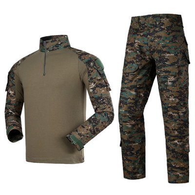 combat patrol uniform shirt - digital woodland camo uk milita