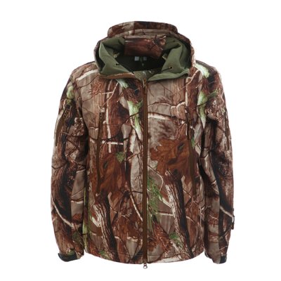 Realtree Camo warming soft shell jacket with Hoody