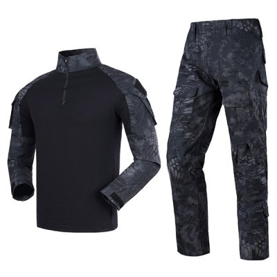 Black Python camo tactical uniform