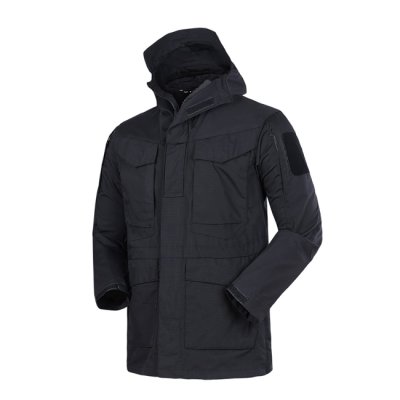 Military Black Field Outdoor Tactical Man Coat Army Jacket
