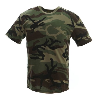 Army T-shirt-Woodland Camo