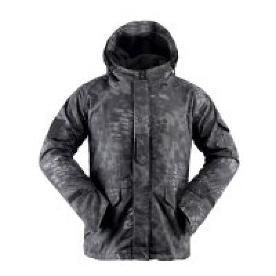 Black Python Camouflage Military G8 Hard Outer Shell Jacket