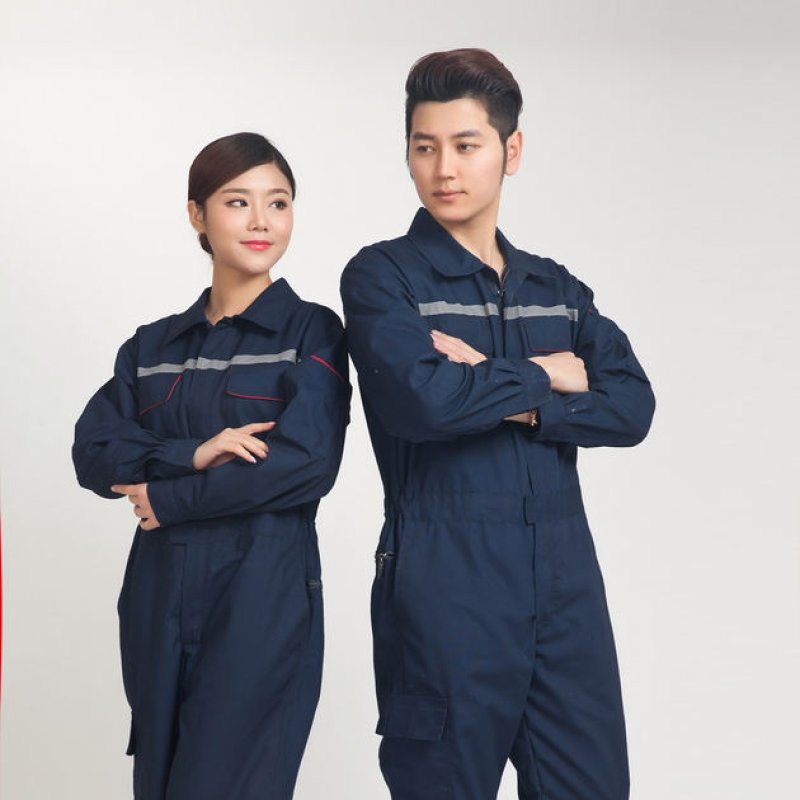 Custom Safety Work Overalls WorkWear Cotton For Men With Reflective ...